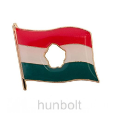 Hunbolt Óriás lyukas zászló (25x22 mm) arany színű ajándéktárgy