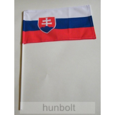 Hunbolt Szlovák zászló 15x25cm, 40cm-es műanyag rúddal dekoráció