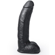  HUNG SYSTEM - REALISZTIKUS VIBRÁTOR FEKETE SZÍNŰ GEORGE 22 CM anál