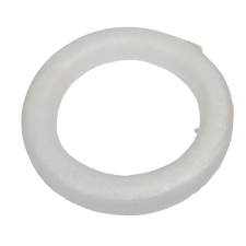  Hungarocell karika egyenes aljú D25x3cm dekorációs kellék