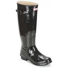 Hunter Gumicsizmák WOMEN'S ORIGINAL TALL GLOSS Fekete 40 / 41 női csizma, bakancs