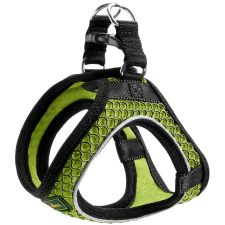 Hunter Hilo Comfort Hám – Könnyű, Légáteresztő Kutyahám (M méret, Lime) nyakörv, póráz, hám kutyáknak