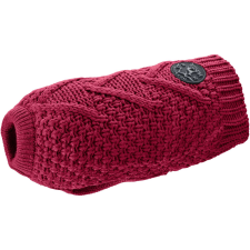 Hunter Malmo kötött kutyapulóver 35 bordó kutyaruha