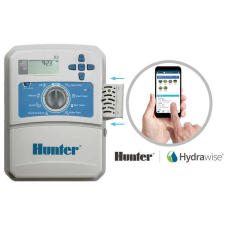  HUNTER X2 401E KÜLTÉRI 4 KÖRÖS VEZÉRLŐ, WI-FI -RE ALKALMAS öntözéstechnikai alkatrész