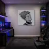  Hunter x Hunter Hisoka fekete-fehér profilkép vászonkép