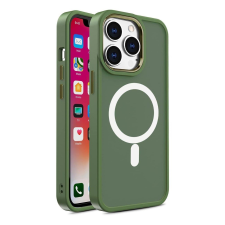 Hurtel Armor mágneses iPhone 14 Plus MagSafe színes matt tok - zöld tok és táska