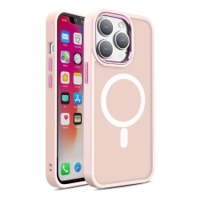 Hurtel Armor mágneses iPhone 14 Pro MagSafe színes matt tok - rózsaszín tok és táska