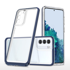 Hurtel átlátszó 3in1 tok Samsung Galaxy S23 szilikon tok keret kék tok és táska