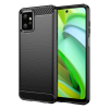 Hurtel Carbon Case Motorola Moto G Power 2023 rugalmas szilikon carbon tok fekete