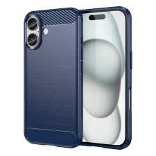 Hurtel Carbon tok iPhone 16 Plus - kék tok és táska