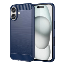 Hurtel Carbon tok iPhone 16 Plus - kék tok és táska