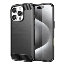 Hurtel Carbon tok iPhone 16 Pro - fekete tok és táska