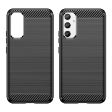 Hurtel carbon tok Samsung Galaxy A34 5G Rugalmas szilikon Carbon tok kék tok és táska