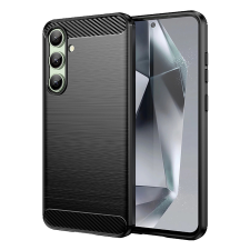 Hurtel Carbon tok Samsung Galaxy S24 FE - fekete tok és táska