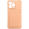 Hurtel Card Armor Tok iPhone 11 Pro Max Kártyatartóval, Légzsákkal, és Megerősített Védelemmel Rózsaszín (9145576235126)
