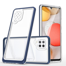 Hurtel Clear 3az1ben tok Samsung Galaxy A42 5G gél telefontok kék tok és táska