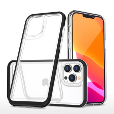 Hurtel Clear 3in1 tok iPhone 13 Pro Max tok Gel tok fekete -rel tok és táska