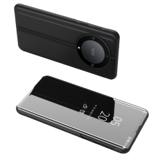 Hurtel Clear View Case Honor Magic5 Lite / X40 / X9a flipes tok fekete tok és táska