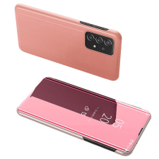 Hurtel Clear View Case lepattintható borítás Samsung Galaxy A73 pinkhez tok és táska