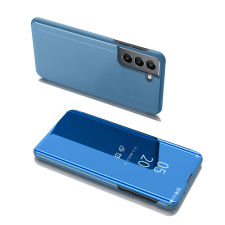 Hurtel Clear View tok kék Samsung Galaxy S22 + (S22 Plus) tok és táska