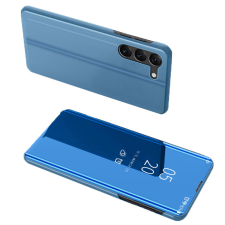 Hurtel Clear View tok Samsung Galaxy S23 kék flip tok Samsung Galaxy S23 kék flip tok tok és táska