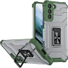 Hurtel Crystal Ring Tok Kemény Hybrid Tok + Mágneses Tartó Samsung Galaxy S22 + S22 Plus Zöld (187727050)