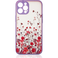Hurtel Design Tok iPhone 12 Pro Max Készülékhez Virágos Lila (187749174) tok és táska
