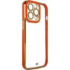 Hurtel Divat Tok iPhone 12 Pro Arany Keretes Zselés Borításhoz Piros (187749900) tok és táska