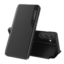 Hurtel Eco Leather View kinyitható tok Samsung Galaxy A16 4G/5G - fekete tok és táska