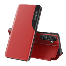Hurtel Eco Leather View kinyitható tok Samsung Galaxy A16 4G/5G - piros tok és táska