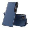 Hurtel Eco Leather View tok Elegáns flipes kihajtható tok Kúpszállás iPhone 13 Pro MAX Blue
