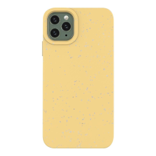 Hurtel Eco-tok Iphone 11 Pro Max Silicone tok Phone tok Sárga tok és táska