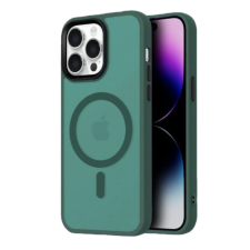 Hurtel Fashion MagSafe tok iPhone 16 Pro - sötétzöld tok és táska