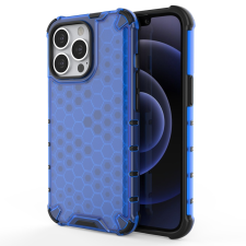 Hurtel Honeycomb tok Armor tok TPU Bumper iPhone 13 Pro Blue tok és táska