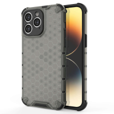 Hurtel Honeycomb tok iPhone 14 Pro Max Armor hibrid tok fekete tok és táska