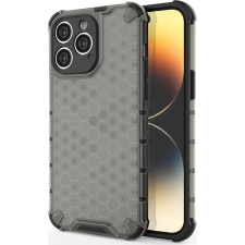 Hurtel Honeycomb Tok iPhone 14 Pro Max Armor Hibrid Tok Fekete (187764941) tok és táska
