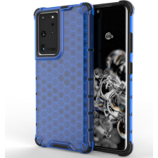 Hurtel Honeycomb Tok Ütésálló Géltok Samsung Galaxy S22 Ultra Blue (187732424) tok és táska