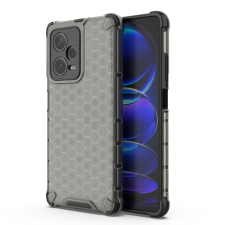 Hurtel Honeycomb tok Xiaomi Redmi Note 12 Pro+ Armor hibrid tok fekete tok és táska