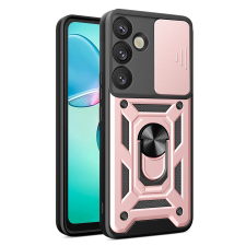 Hurtel Hybrid Armor Camshield tok Samsung Galaxy S25 Plus - rózsaszín tok és táska