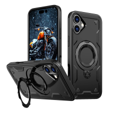 Hurtel Hybrid Armor Trendy MagSafe-kompatibilis tok iPhone 16 - fekete tok és táska