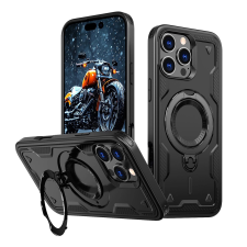 Hurtel Hybrid Armor Trendy MagSafe-kompatibilis tok iPhone 16 Pro - fekete tok és táska