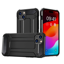 Hurtel iPhone 15 Hybrid Armor tok - fekete tok és táska