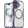 Hurtel Leading Series Magsafe-Kompatibilis Tok iPhone 16 Plus - Lila (5907769365140)