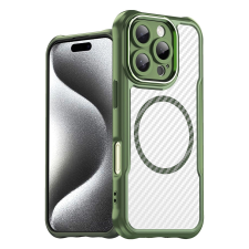 Hurtel Leading Series MagSafe-kompatibilis tok iPhone 16 Pro - zöld tok és táska