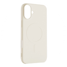 Hurtel Liquid Silicone MagSafe tok iPhone 16 Pro - bézs tok és táska