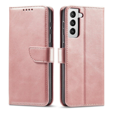 Hurtel Mágneses tok Elegáns tok Flip tok Samsung Galaxy S22 + (S22 Plus) Pink tok és táska