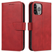 Hurtel Magnet kinyitható tok Samsung Galaxy S25 - piros tok és táska