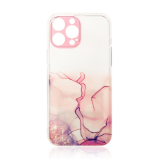 Hurtel Marble tok iPhone 12 Pro Max zselés borításhoz Marble rózsaszínű tok és táska