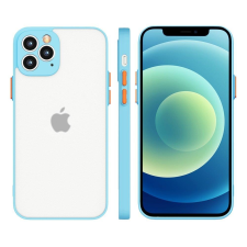 Hurtel Milky tok szilikon rugalmas áttetsző tok Samsung Galaxy A22 4G kék tok és táska