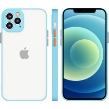 Hurtel Milky Tok Szilikon Rugalmas Áttetsző Tok Samsung Galaxy A22 4G Kék (9145576223307) tok és táska